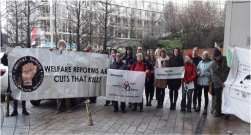 United against welfare cuts and welfare reform: report from the lobby of the British Psychological Society conference, 18th January&nbsp;2017